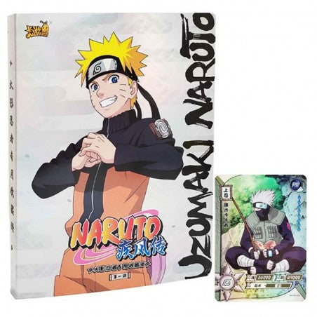 NARUTO - NARUTO KAYOU -Mini classeur officiel (20 pages) + CARTE KAKASHI