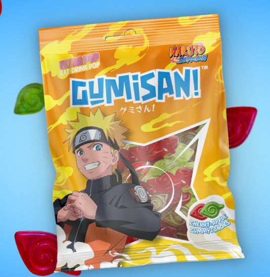 NARUTO SHIPPUDEN - Gumisan (Bonbons Gélifiés) - Goût Pomme/Cerise