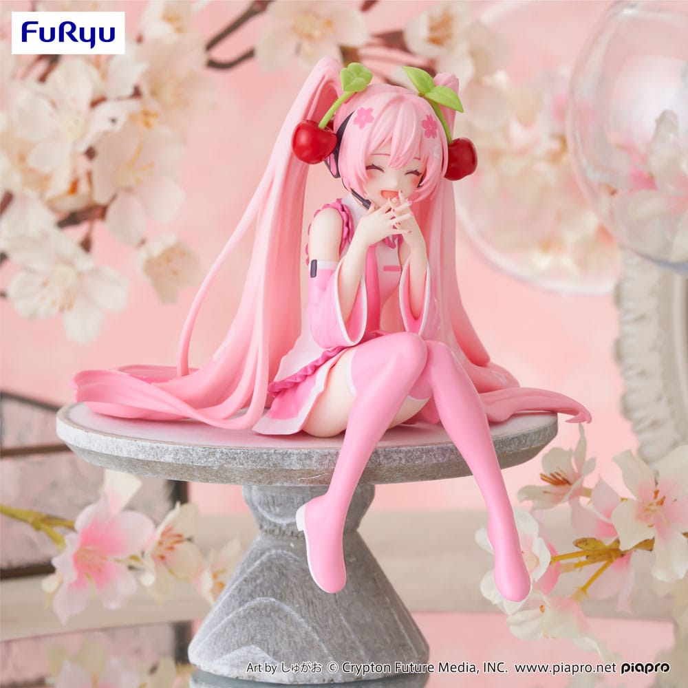 HATSUNE MIKU - Sakura Miku 2023 Smile - Figurine Noodle Stopper