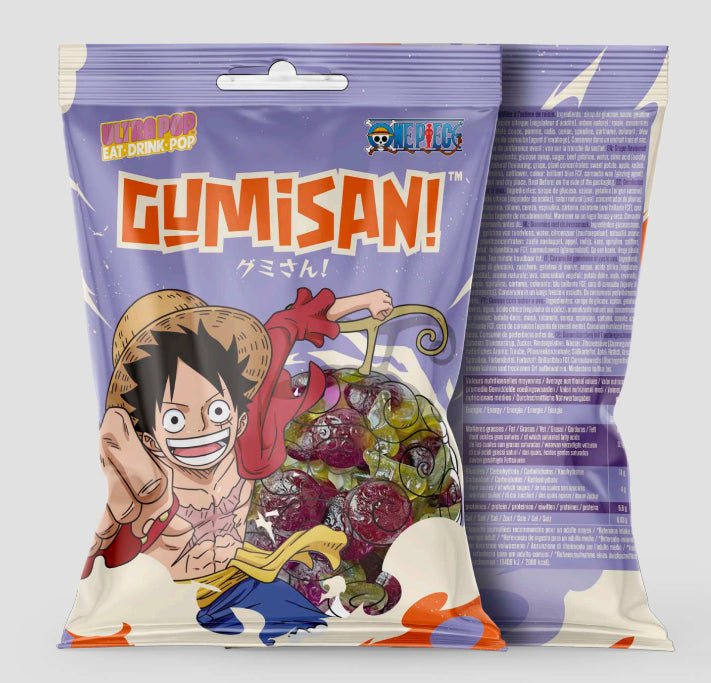 ONE PIECE - Gumisan (Bonbons Gélifiés) - Goût RAISIN