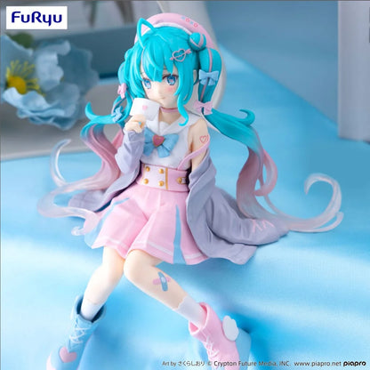 HATSUNE MIKU -  Figurine Noodle Stopper -Love Sailor Grey Color