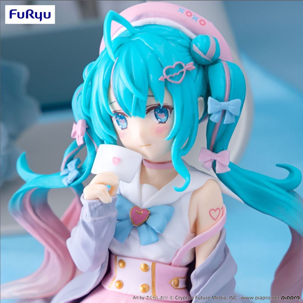 HATSUNE MIKU -  Figurine Noodle Stopper -Love Sailor Grey Color