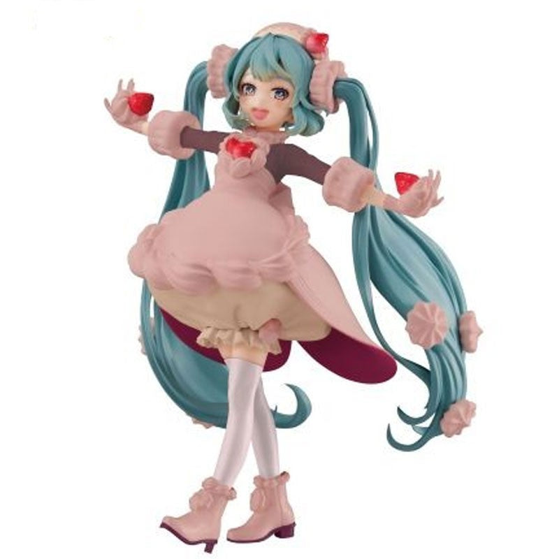 MIKU HATSUNE - Sweet Sweet Figurine - STRAWBERRY CHOCOLATE SHORTCAKE