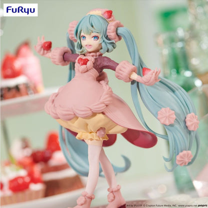 MIKU HATSUNE - Sweet Sweet Figurine - STRAWBERRY CHOCOLATE SHORTCAKE